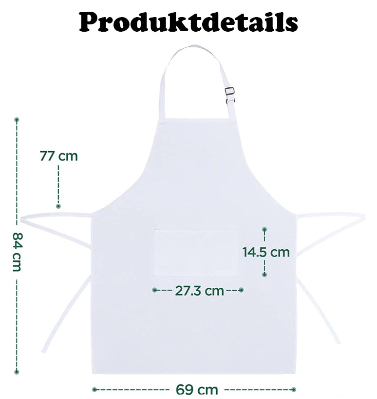 Schürze mit Taschen - Seriengriller