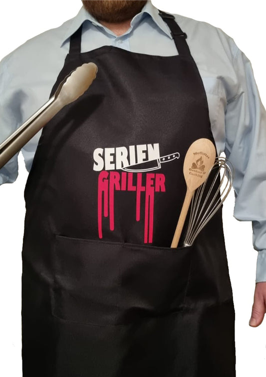 Schürze mit Taschen - Seriengriller