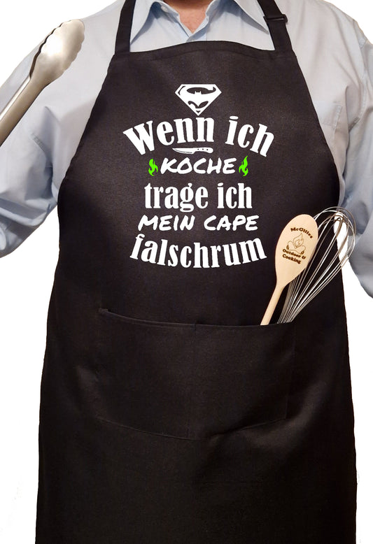 Schürze mit Taschen - Superheld